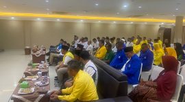 Calon Gubernur Kepulauan Riau (Kepri), Ansar Ahmad, mengadakan rapat konsolidasi dengan partai-partai pengusung di Natuna pada Jumat, 13 September 2024. Foto: INIKEPRI.COM