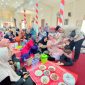 Calon Wakil Bupati (Cawabup) Natuna, Jarmin Sidik, turut hadir dalam peringatan Maulid Nabi Muhammad SAW yang diselenggarakan oleh Himpunan Keluarga Serasan (HKS) di Gedung Sri Srindit, Kecamatan Bunguran Timur, pada Senin, 16 September 2024 pagi. Foto: INIKEPRI.COM