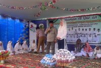 Cen Sui Lan menghadiri Khataman Alquran, Minggu (22/9/2024) di Jalan Pering Kelurahan Bandarsyah, Kabupaten Natuna. Foto: INIKEPRI.COM