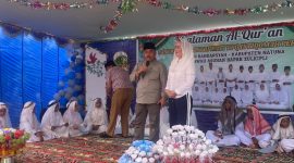 Cen Sui Lan menghadiri Khataman Alquran, Minggu (22/9/2024) di Jalan Pering Kelurahan Bandarsyah, Kabupaten Natuna. Foto: INIKEPRI.COM