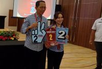 Amsakar Achmad-Li Claudia Chandra. Foto: INIKEPRI.COM