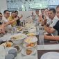 PLT ketua harian bersama KSB kemenangan censulai Lan- Jarmin saat bertemu disalah satu restoran di batam Sabtu (29/9/24). Foto: INIKEPRI.COM