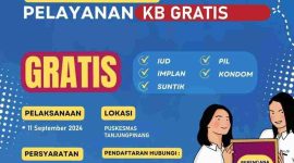 Dinas Kesehatan, Pengendalian Penduduk, dan Keluarga Berencana (Dinkes PPKB) Kota Tanjungpinang menargetkan sebanyak 1.450 akseptor dalam program pelayanan Keluarga Berencana (KB) gratis yang akan berlangsung mulai 10 hingga 20 September 2024. Foto: Diskominfo Tanjungpinang