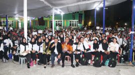 Gubernur Kepulauan Riau, H. Ansar Ahmad menghadiri acara Pengenalan Kehidupan Kampus Bagi Mahasiswa Baru (PKKMB) 2024 di Universitas Ibnu Sina (UIS) di Kota Batam pada Sabtu (7/9/2024). Foto: Diskominfo Kepri