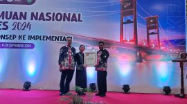 Pemerintah Kota (Pemko) Tanjungpinang mendapat apresiasi atas keberhasilannya dalam penanggulangan AIDS, Tuberkulosis (TB), dan Malaria. Foto: Diskominfo Tanjungpinang
