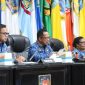 Menteri Dalam Negeri Tito Karnavian (tengah) saat memimpin Rapat Koordinasi Pengendalian Inflasi Daerah Tahun 2024 dari Gedung Sasana Bhakti Praja (SBP) Kantor Pusat Kemendagri, Jakarta, Senin (28/10/2024). Foto: ANTARA/HO-Puspen Kementerian Dalam Negeri
