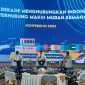 Jubir Kemenhub Adita Irawati (pertama dari kiri), Menhub Budi Karya Sumadi (kedua dari kiri) dalam konferensi pers Kinerja Sektor Transportasi 10 Tahun Pemerintahan Joko Widodo di Kantor Pusat Kemenhub Jakarta, Selasa (1/10/2024). Foto : Dian.T/InfoPublik
