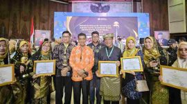Penghargaan Adiwiyata Mandiri dan Adiwiyata Nasional Tahun 2024, yang digelar Badan Penyuluhan dan Pengembangan SDM Kementerian Lingkungan Hidup dan Kehutanan, di Gedung Manggala Wanabakti, Jakarta Pusat, Rabu (2/10/2024). Foto: Diskominfo Tanjungpinang