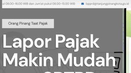 Pemerintah Kota (Pemko) Tanjungpinang melalui Badan Pengelolaan Pajak dan Retribusi Daerah (BPPRD) meluncurkan aplikasi surat pemberitahuan pajak daerah elektronik (E SPTPD), Senin (14/10/2024). Foto: Diskominfo Tanjungpinang