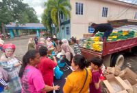 Pemerintah Kota (Pemko) Tanjungpinang melalui Dinas Pertanian Pangan dan Perikanan (DP3) menggelar Gerakan Pangan Murah (GPM) di Halaman Areca Waterpark, Jalan Hanjoyo Putro, Rabu (16/10/2024). Foto: Diskominfo Tanjungpinang