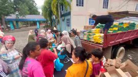 Pemerintah Kota (Pemko) Tanjungpinang melalui Dinas Pertanian Pangan dan Perikanan (DP3) menggelar Gerakan Pangan Murah (GPM) di Halaman Areca Waterpark, Jalan Hanjoyo Putro, Rabu (16/10/2024). Foto: Diskominfo Tanjungpinang