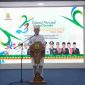 Penjabat (Pj.) Wali Kota Tanjungpinang, Andri Rizal,Dalam sambutannya di acara Hari Jadi ke-23 Kota Otonom Tanjungpinang. Foto: INIKEPRI.COM