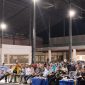 Calon Wali Kota dan Wakil Wali Kota Batam (Cawako dan Cawawako) Nomor Urut 2, Amsakar Achmad - Li Claudia Candra (ASLI) menghadiri langsung Kampanye di Mall Botania 2, Kelurahan Belian Kecamatan Batam Kota, Kota Batam, pada Jum’at malam (4/10/2024) malam. Foto: INIKEPRI.COM
