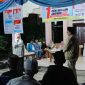 Kampanye perdana terbatas dilaksanakan di depan rumah politisi Golkar senior Daeng Rusnadi, Jumat malam (4/10/2024). Foto: INIKEPRI.COM