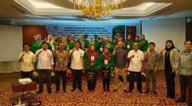 Asosiasi Sawit Masa Depanku (SAMADE) menggelar Kampanye Sawit Baik melalui Workshop pengembangan produk kerajinan skala UKMK berbahan limbah kelapa sawit untuk meningkatkan pendapatan rumah tangga bagi kaum perempuan di Provinsi Kepulauan Riau (Kepri), kegiatan berlangsung di Ballroom Moschow Hotel Harmoni One, Batam Center, Kota Batam, Rabu (09/10/2024). Foto: INIKEPRI.COM