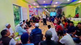 Calon Bupati Natuna dan Wakil Bupati Natuna nomor urut satu, Cen Sui Lan - Jarmin Sidik (Cermin) kampanye di Pering, Kelurahan Bandarsyah, Rabu, 9 Oktober 2024. Foto: INIKEPRI.COM