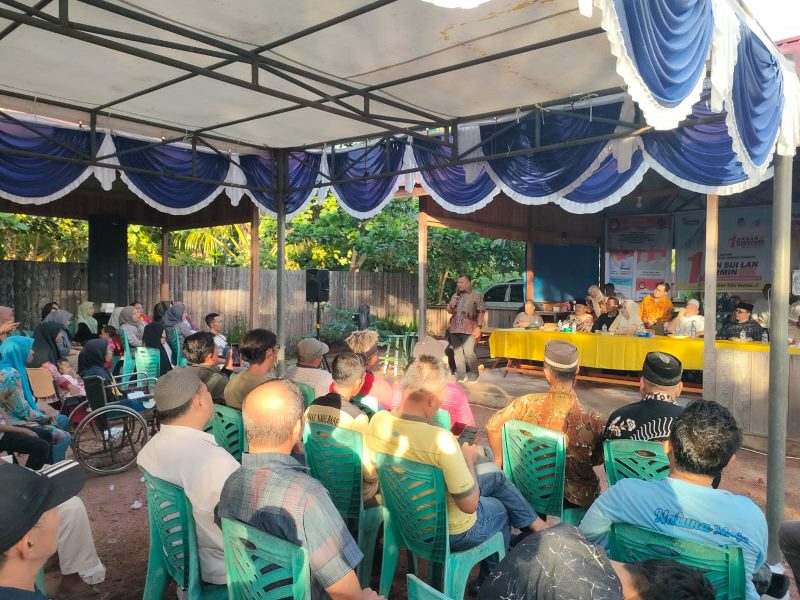 kampanye Cermin di Kelurahan Ranai, Kecamatan Bunguran Timur, Kamis, 10 Oktober 2024. Foto: INIKEPRI.COM