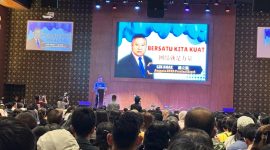 Lik Khai di perayaan hari jadinya ke-61 tahun. Foto: INIKEPRI.COM