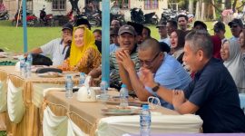 kampanye akbar Pasangan Calon Bupati dan Wakil Bupati Natuna, Cen Sui Lan - Jarmin Sidik di Lapangan Bola Desa Subi, Kamis 17 Oktober 2024. Foto: INIKEPRI.COM