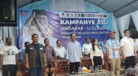 Amsakar Achmad dan Li Claudia Chandra kampanye di Pemda 2 Batam. Foto: INIKEPRI. COM
