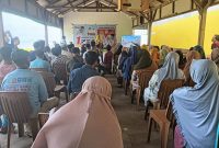 Kampanye Cen SuI Lan - Jarmin Sidik di desa Batu Belanak kecamatan Suak Midai Kabupaten Natuna. Foto: INIKEPRI.COM