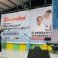 Calon Wali Kota Batam Nomor Urut 2, Amsakar Achmad di Community Centre Kavling Flamboyan, Sagulung, Sabtu (26/10/2024) malam. Foto: INIKEPRI.COM