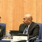 Asisten Deputi Kerja Sama Multilateral Kementerian Koordinator Bidang Politik Hukum dan Keamanan (Kemenko Polhukam) RI, Adi Winarso, di Markas BBB, menyampaikan Indonesia mengusulkan tiga solusi strategis, sebagai upaya memberantas kejahatan penipuan terorganisir dan perdagangan manusia di kawasan Asia Tenggara, Wina, Austria, Minggu, (20/10/2024). Foto. Humas Kemenko Polhukam RI.