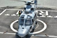 Helikopter AS 565 MBe Panther, milik Skuadron Udara 100 Wing Udara 2 Puspenerbal, dikenal sebagai helikopter anti-kapal selam serba bisa yang juga handal dalam misi evakuasi medis udara, Jakarta, Minggu (27/10/2024). Foto. tnial.mil.id