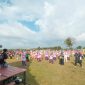 Kader Pemberdayaan dan Kesejahteraan Keluarga (PKK) Kota Tanjungpinang menggelar senam sehat, di halaman Rumah Dinas Wali Kota, Jum'at, 25 Oktober 2024. Foto: Diskominfo Tanjungpinang