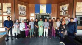 Fakultas Teknik Universitas Maritim Raja Ali Haji (Umrah) Tanjungpinang melakukan kunjungan ke Dinas Perpustakaan dan Kearsipan (DPK) Tanjungpinang, Jum'at (1/11/2024). Foto: Diskominfo Tanjungpinang