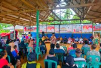 Kampanye CERMIN di kampanye digelar di lapangan gasing Kelarik Tengah, Desa Air Mali, Kecamatan Bunguran Utara. Foto: INIKEPRI.COM