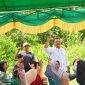 Kampanye Cen Sui Lan-Jarmin Sidik di Desa Sedanau Timur, Kecamatam Batubi. Foto: INIKEPRI.COM