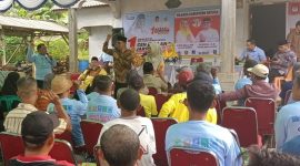 kampanye Cermin di RW 4 Desa Harapan Jaya (SP 1), Kecamatan Bunguran Tengah, Kamis (07/11/2024) siang. Foto: INIKEPRI.COM