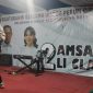Amsakar saat kampanye di Perumahan Cipta Asri, Tembesi pada Jumat (8/11/2024) malam. Foto: INIKEPRI.COM