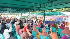 Kampanye CERMIN di Desa Pian Tengah. Foto: INIKEPRI.COM