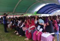 Calon Gubernur Kepri Nomor Urut 1, Ansar Ahmard Nyanyang menggelar kampanye Akbar di Lapangan Astaka Gunung Putri, Kecamatan Bunguran Batubi, Kabupaten Natuna, Selasa (19/11/2024). Foto: INIKEPRI.COM