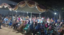Ratusan masyarakat Batu Kapal Berbondong - bondong menghadiri kampanye Dialogis Paslon no urut I, Cen Sui Lan - Jarmin Sidik. Foto: INIKEPRI.COM