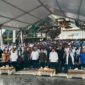 Ribuan warga membludak saat menghadiri kegiatan Konsolidasi dan Apel Siaga ASLI SAYANG Kota Batam menang Pilkada 2024. Foto: INIKEPRI.COM