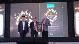 PT PLN Batam kembali menorehkan prestasi dengan berhasil meraih penghargaan prestisius dalam ajang 4th Anniversary Indonesia SOE Subsidiaries Award 2024 yang digelar oleh The Iconomics Media, Kamis (21/11). Foto: INIKEPRI.COM