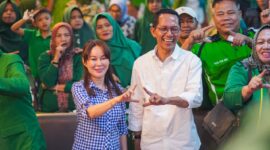 Amsakar Achmad-Li Claudia Chandra. Foto: INIKEPRI.COM