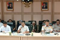 Konferensi Pers Bapanas, BPOM dan Barantina terkait hasil uji keamanan buah Anggur Impor jenis Shine Muscat. Foto : Farizzy InfoPublik