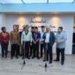 Kelompok organisasi mahasiswa Cipayung Plus saat melakukan Audiensi ke Kementerian Komdigi di Jakarta, Selasa (19/11/2024). Foto : InfoPublik/Farizzy Adhy