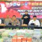 Kapolri Jenderal Listyo Sigit Prabowo dalam konferensi pers. Foto: Humas Polri 