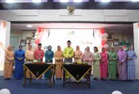 Dharma Wanita Persatuan (DWP) Kota Tanjungpinang merayakan HUT ke-25, di aula Sultan Sulaiman Badrul Alamsyah, kantor Wali Kota Tanjungpinang, Jumat (13/12/2024). Foto: Diskominfo Tanjungpinang 