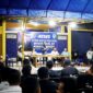 Amsakar saat menghadiri reses Anggota DPRD Kota Batam, Rival Pribadi, di Fasum Perumahan Villa Sempurna 1, Tiban Indah, Kecamatan Sekupang, Jum'at (6/12) malam. Foto: INIKEPRI.COM