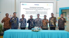 PT PLN Batam dan PT Taman Resor Internet (PT Tamarin) menandatangani Amandemen Perjanjian Jual Beli Tenaga Listrik (PJBTL) serta Nota Kesepahaman untuk penyediaan Energi Baru Terbarukan (EBT) guna mendukung kebutuhan data center di Kawasan Ekonomi Khusus (KEK) Nongsa. Foto: INIKEPRI.COM