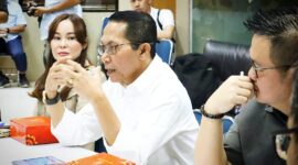 Amsakar Achmad-Li Claudia Chandra. Foto: INIKEPRI.COM