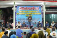 Wali Kota Batam terpilih Amsakar Achmad saat silaturahmi dengan warga Perumahan Griya Prima, Senin (16/12) malam. Foto: INIKEPRI.COM