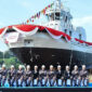 Dalam rangka mendukung visi Presiden Republik Indonesia, Tentara Nasional Indonesia Angkatan Laut (TNI AL) kembali memperkuat armadanya dengan peluncuran kapal Harbour Tug hasil produksi dalam negeri, Sabtu (14/12/2024). Foto. tni.mil.id