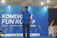 Wamenkomdigi Nezar Patria dalam acara Komdigi 5k Fun Run. Foto: Wahyu Sudoyo/InfoPublik